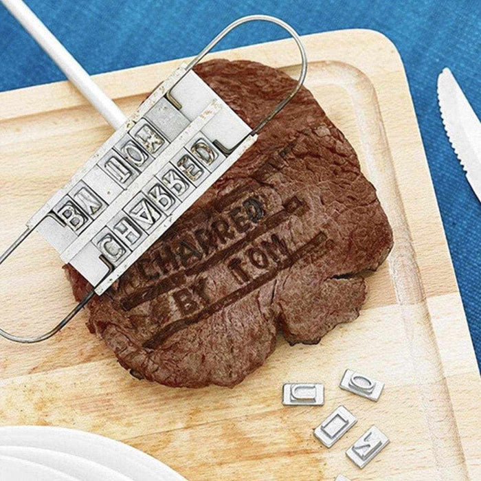 BBQthingz | Meat Branding Iron With Interchangeable Personalize Letters