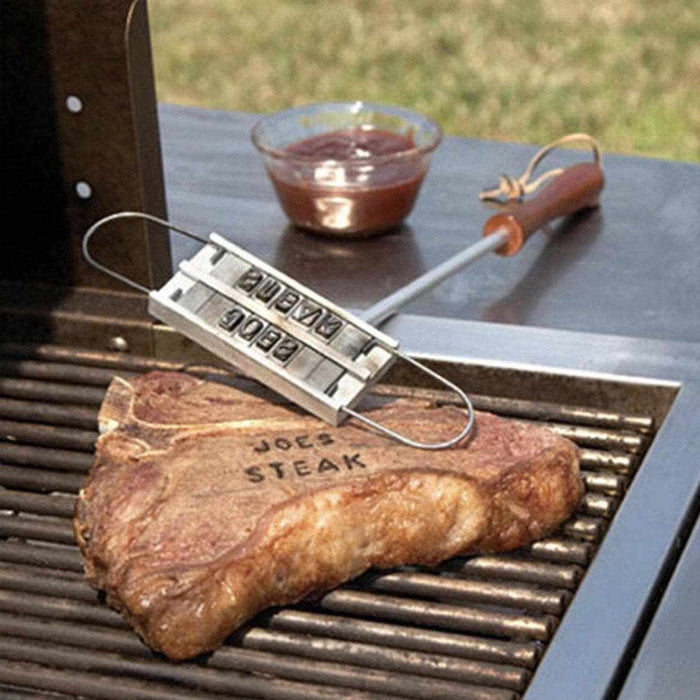 BBQthingz | Meat Branding Iron With Interchangeable Personalize Letters