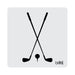 3x3 Golf Clubs Stencil | Bakell®-Stencils-bakell