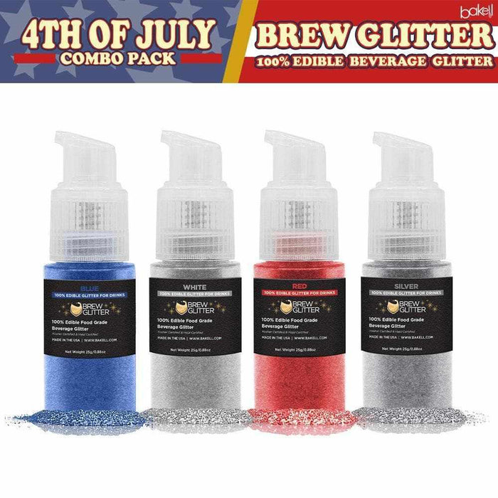 4th of July Brew Glitter Spray Pump Combo Pack Collection A (4 PC SET)-Brew Glitter Pump_Pack-bakell