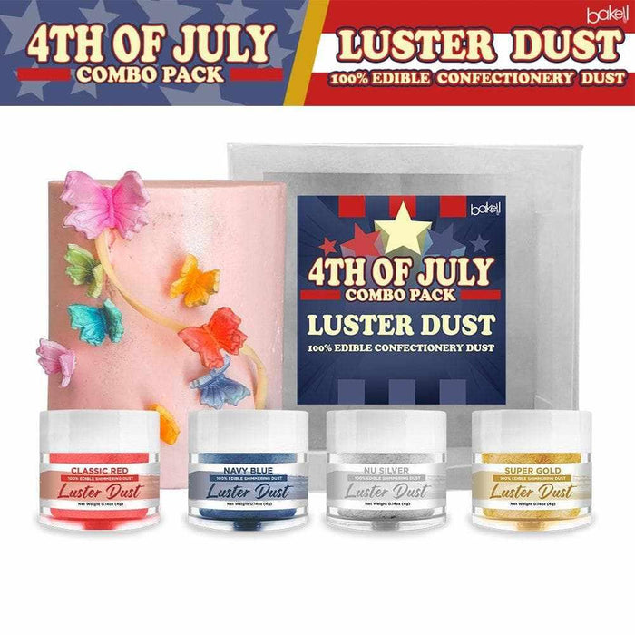 Combo Pack Collection B (4 PC SET) - 4th of July Luster Dust  - Bakell