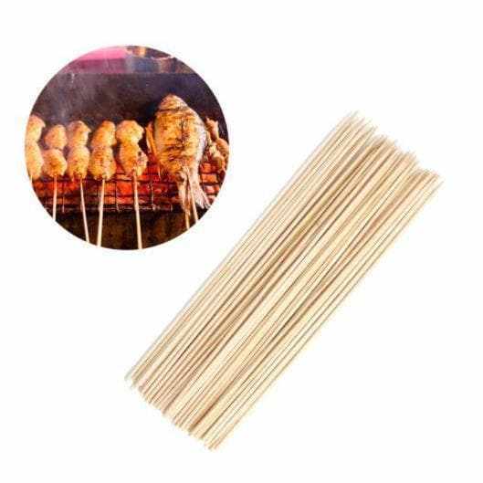 9" Bamboo BBQ Shish Kebab Skewers ,100 PC Set | BBQthingz