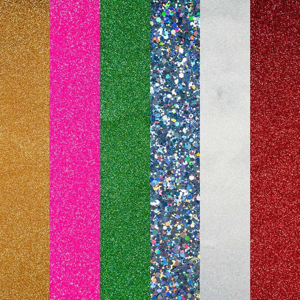 Discover the Magic of Our Six Glitter Types!
