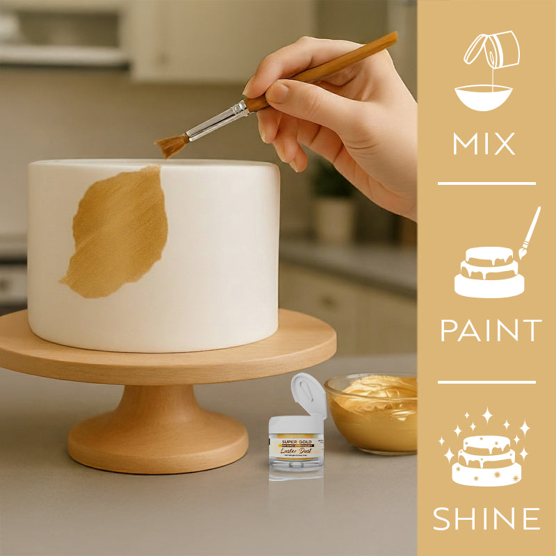 Super Gold Luster Dust Edible | Bakell
