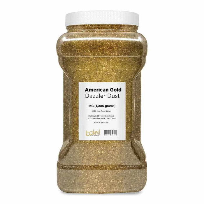 Edible American Gold Dazzler Dust | Gold Craft Glitter | Bakell