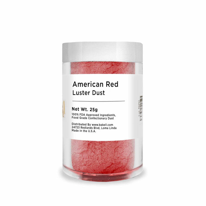 American Red Luster Dust Edible Pearlized | Bakell