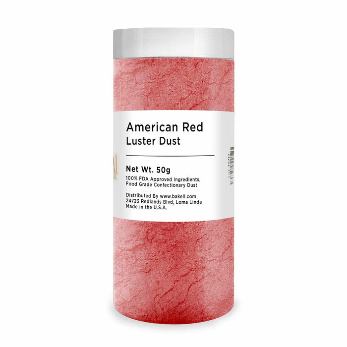 American Red Luster Dust Edible Pearlized | Bakell