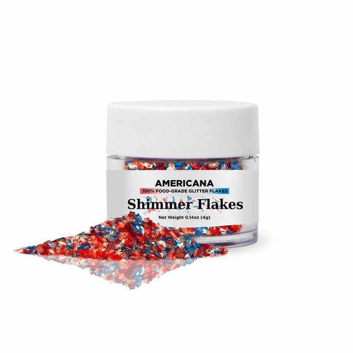 red white and blue shimmer flakes 4 gram jar near me