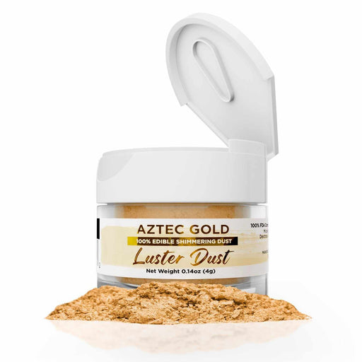 Aztec Gold Luster Dust 4 Gram Jar-Luster Dust_4G_Google Feed-bakell