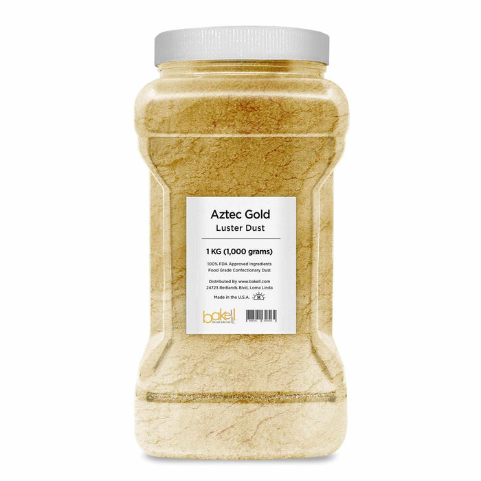 Aztec Rustic Gold Luster Dust | Edible Gold Decorating Paint | Bakell