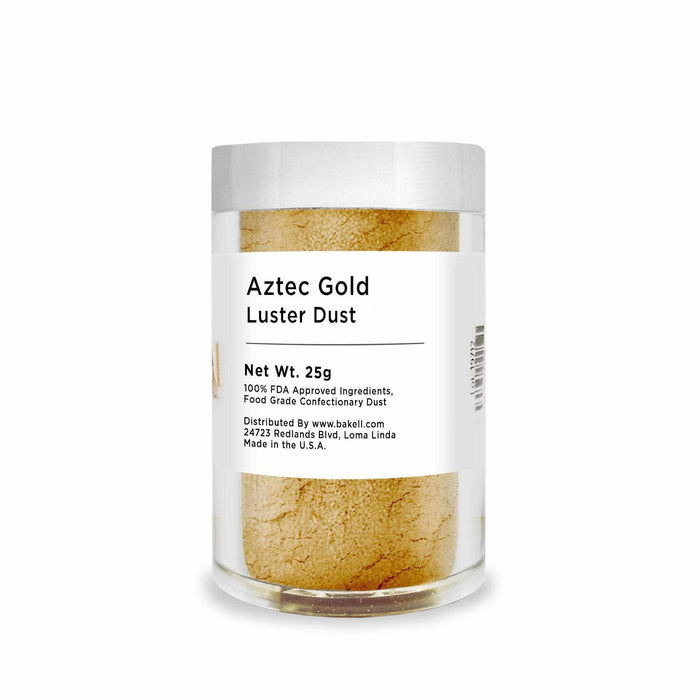 Aztec Rustic Gold Luster Dust | Edible Gold Decorating Paint | Bakell