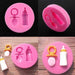 Baby Bottle and Baby Pacifier Silicone Mold | Bakell.com
