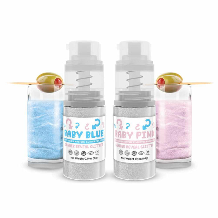 Baby Pink and Blue Color Changing Gender Reveal 4g Mini Pump Set-B2C_Combo Pack_Gender Reveal-bakell