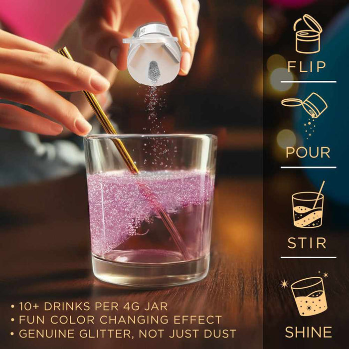 Pink Gender Reveal Beverage Glitter Mini Spray Pump - Wholesale-Wholesale_Brew Glitter_Mini Pump-bakell