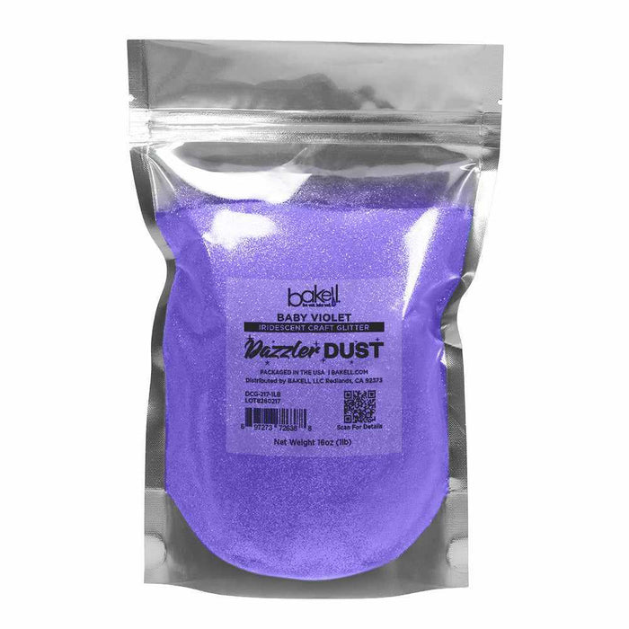 Baby Violet Ultrafine Iridescent Craft Glitter Dazzler Dust | Premium Polyester Non-Toxic | Bakell-B2C_Dazzler Dust-bakell