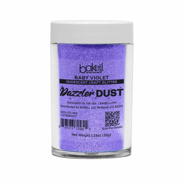 Baby Violet Ultrafine Iridescent Craft Glitter Dazzler Dust | Premium Polyester Non-Toxic | Bakell-B2C_Dazzler Dust-bakell