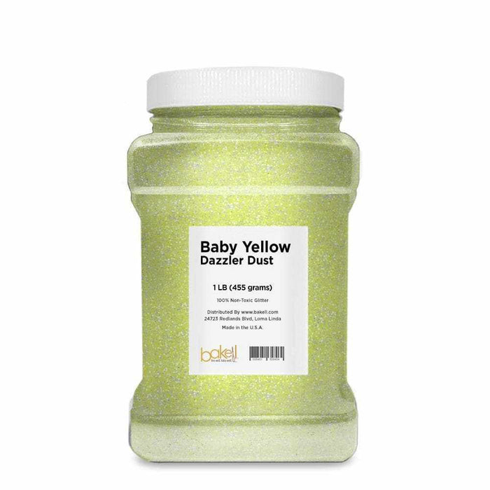 Yellow Glow In the Dark Dazzler Glitter Dust | Bakell® - Bakell.com
