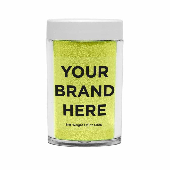 Baby Yellow Ultrafine Iridescent Craft Glitter Dazzler Dust | Private Label | Premium Polyester Non-Toxic | Bakell-Private Label_Dazzler Dust-bakell