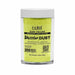 Baby Yellow Ultrafine Iridescent Dazzler Dust craft glitter in a clear jar with a white lid.