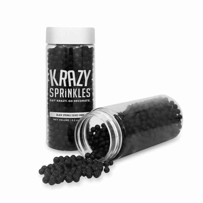 Black 4mm Sprinkle Beads-Krazy Sprinkles_HalfCup_Google Feed-bakell