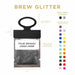 Buy Private Label Black Necker Hang Tag of Brew Glitter | Bakell