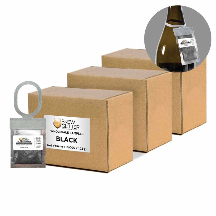 Buy Wholesale Black Necker Hang Tags of Brew Glitter | Bakell