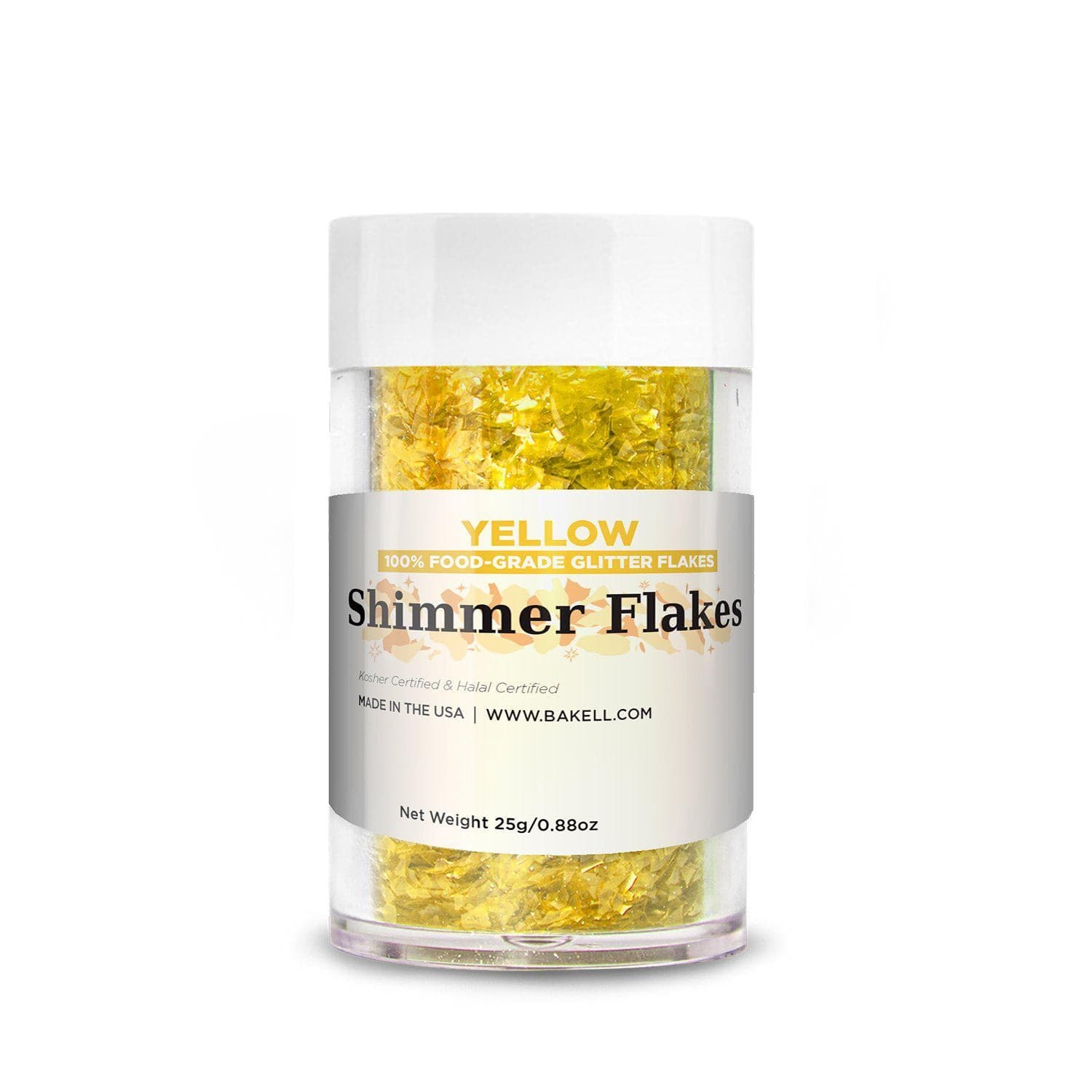 Black Edible Shimmer Flakes | #1 Site for 100% Glitter | Bakell