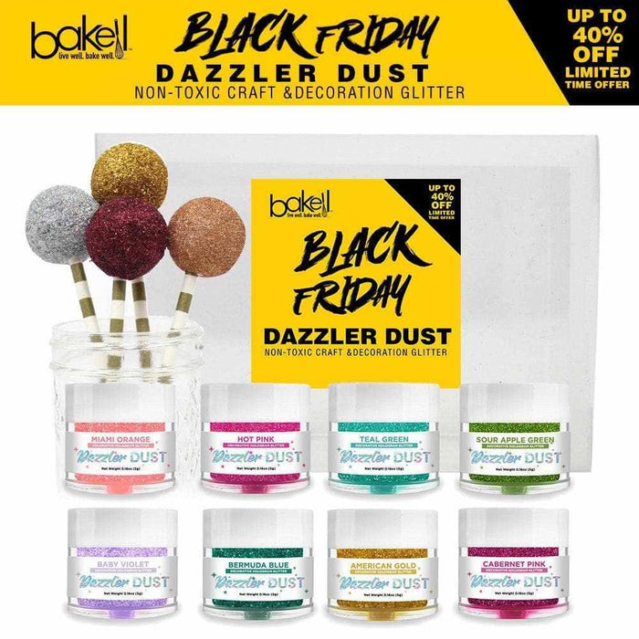 Black Friday 8 PC Dazzler Dust Set | Pink & Green | Bakell