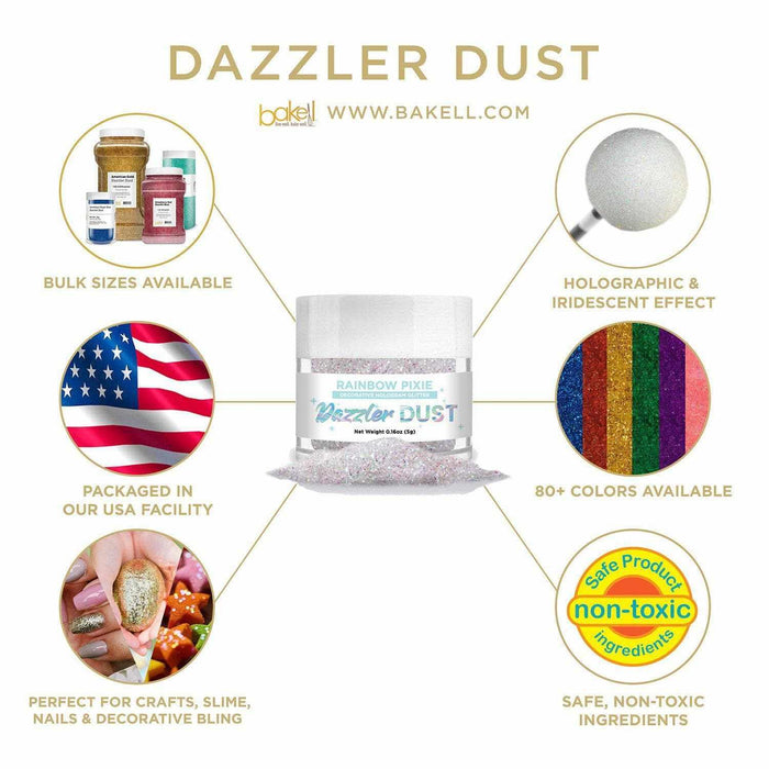 Black Friday 4 PC Dazzler Dust Set A | Rainbow Pixie | Bakell 
