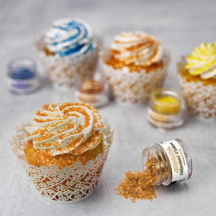 Black Friday Flakes & Shapes Set A | 4 PC Edible Toppers | Bakell