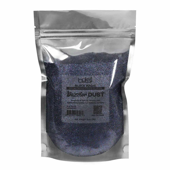 Black Magic Ultrafine Holographic Craft Glitter Dazzler Dust | Premium Polyester Non-Toxic | Bakell-B2C_Dazzler Dust-bakell