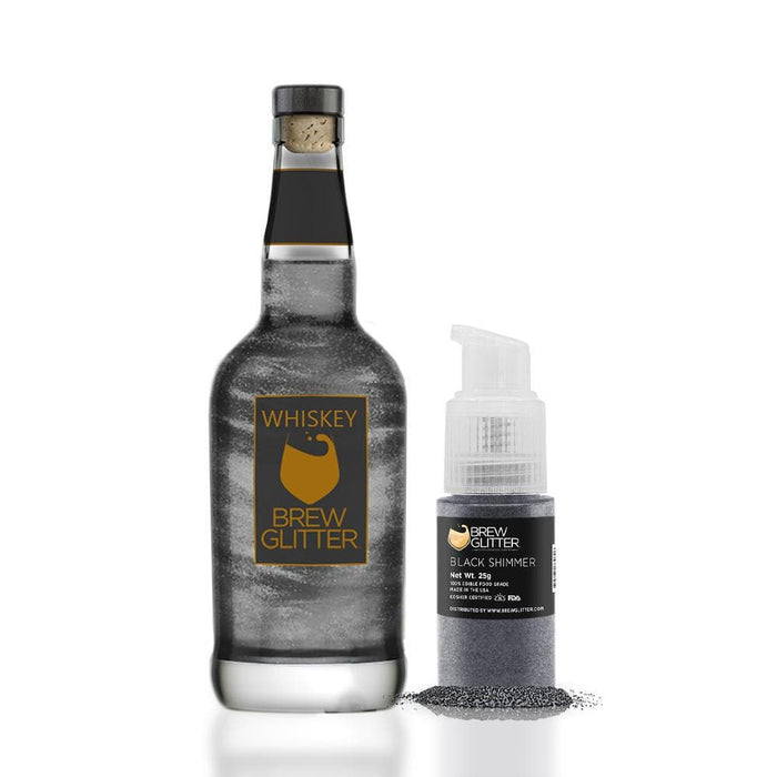 Black Shimmer Brew Glitter Spray Pump Private Label | Bakell