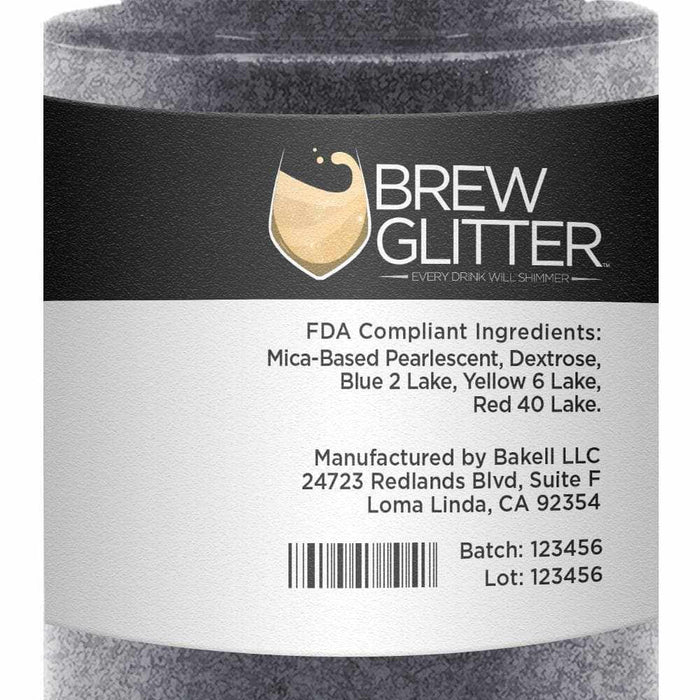 Black Shimmer Edible Glitter Spray Pump | Brew Glitter | Bakell