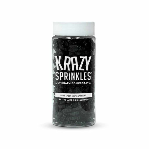 Black Spider Shaped Sprinkles-Shapes_Sprinkles-bakell