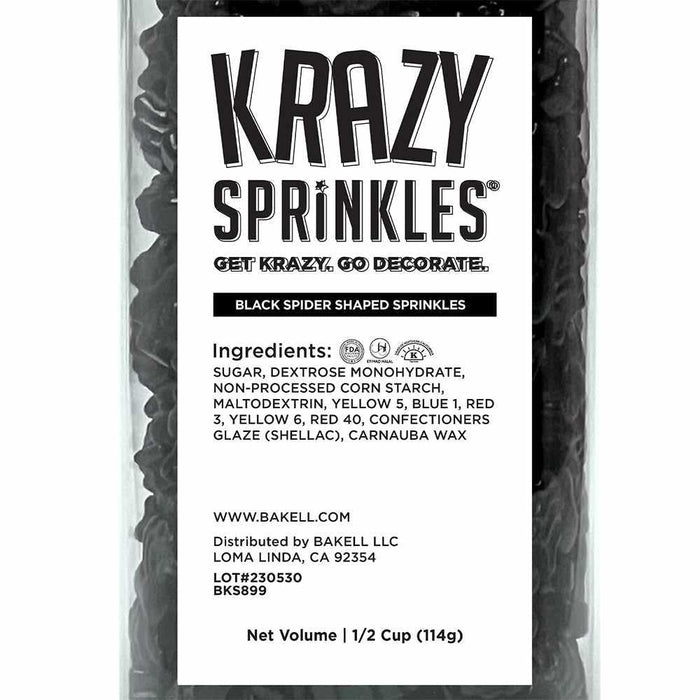 Black Spider Shaped Sprinkles-Google Feed_Sprinkles-bakell