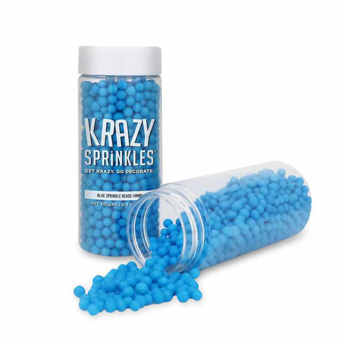 Blue 4mm Sprinkle Beads-Krazy Sprinkles_HalfCup_Google Feed-bakell