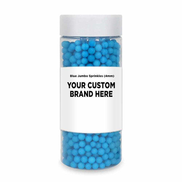 Blue 4mm Sprinkle Beads | Private Label  (48 units per/case) | Bakell