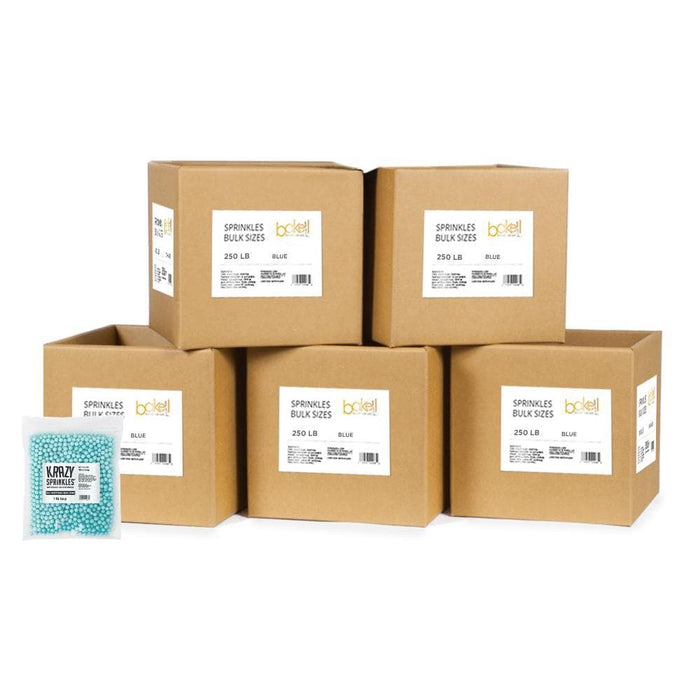 Wholesale Blue 8mm Beads Sprinkles | Krazy Sprinkles | Bakell