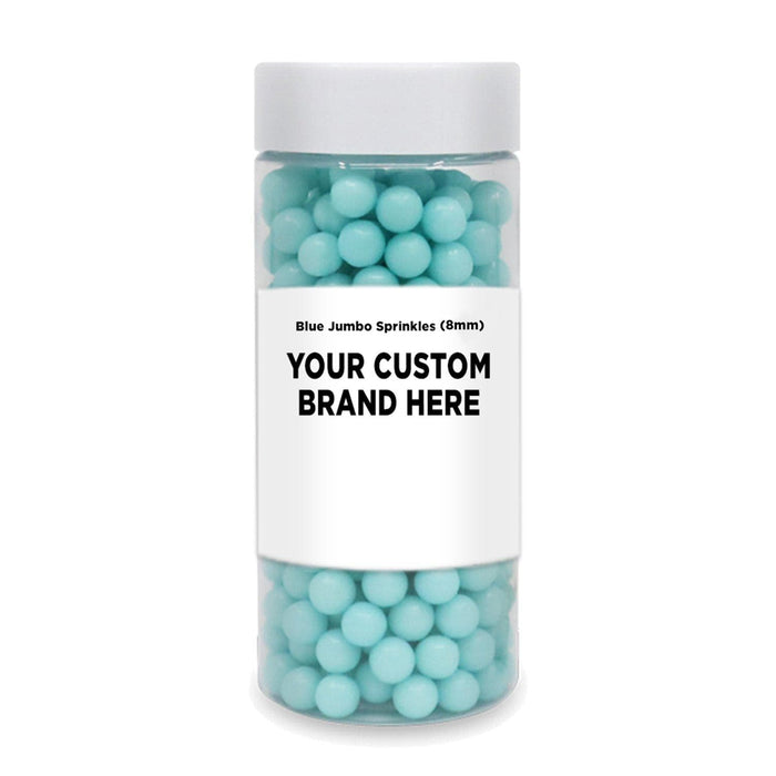 Blue 8mm Beads Sprinkles | Private Label  (48 units per/case) | Bakell