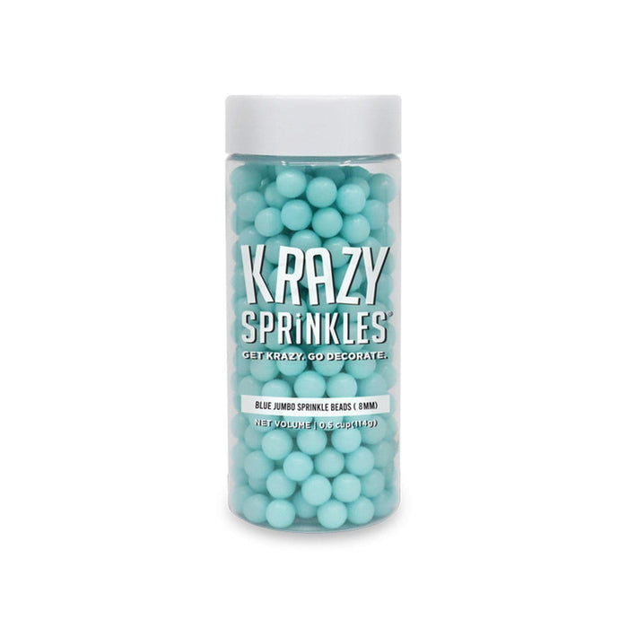 Blue 8mm Sprinkle Beads-Krazy Sprinkles_HalfCup_Google Feed-bakell