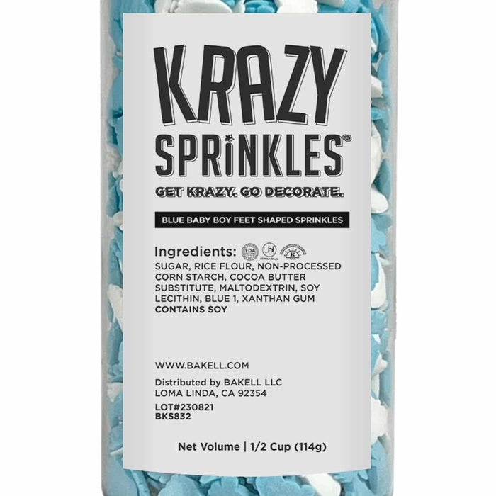 close up shot for sprinkles bottle label with ingredients