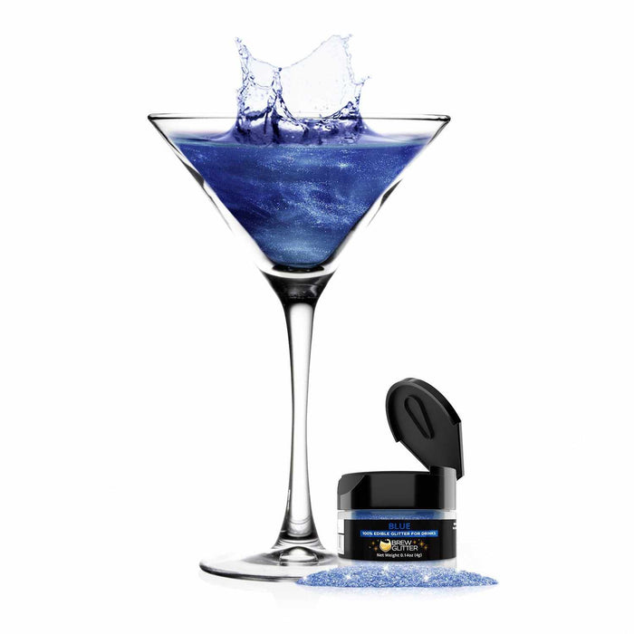 Blue Cocktail Drink Glitter | Edible Glitter for Cocktails Drinks!