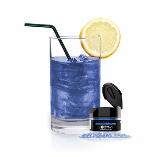 Blue Beverage & Drink Glitter, 100% Edible Glitter | Bakell.com
