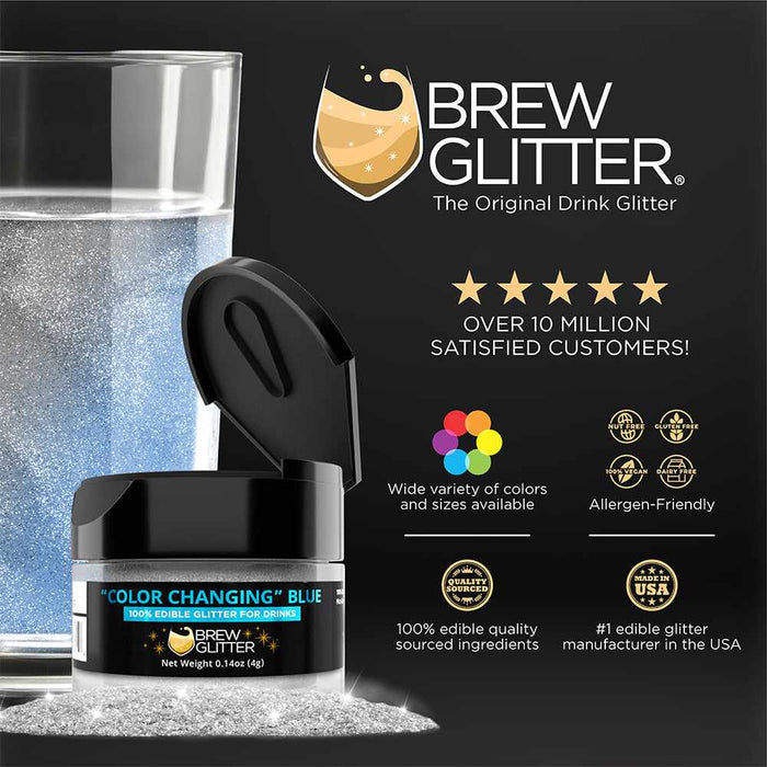 Blue Color Changing Beverage Glitter | Mini Spray Pump-B2C_Brew Glitter_Mini Pump-bakell