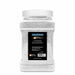 1 lb container of white color-changing Blue Brew Glitter for drinks.
