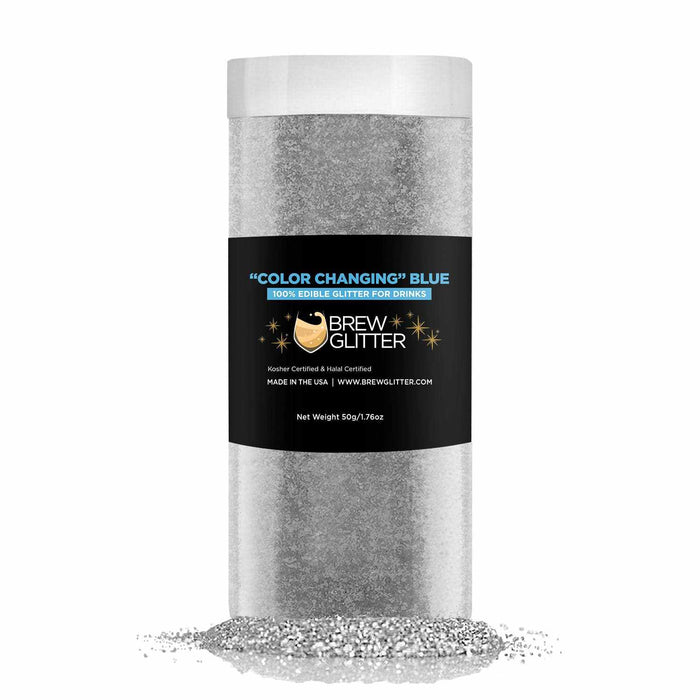 Blue Color Changing Edible Drink Glitter  | Bakell