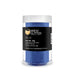 25g jar of blue edible drink glitter with a black Brew Glitter label.