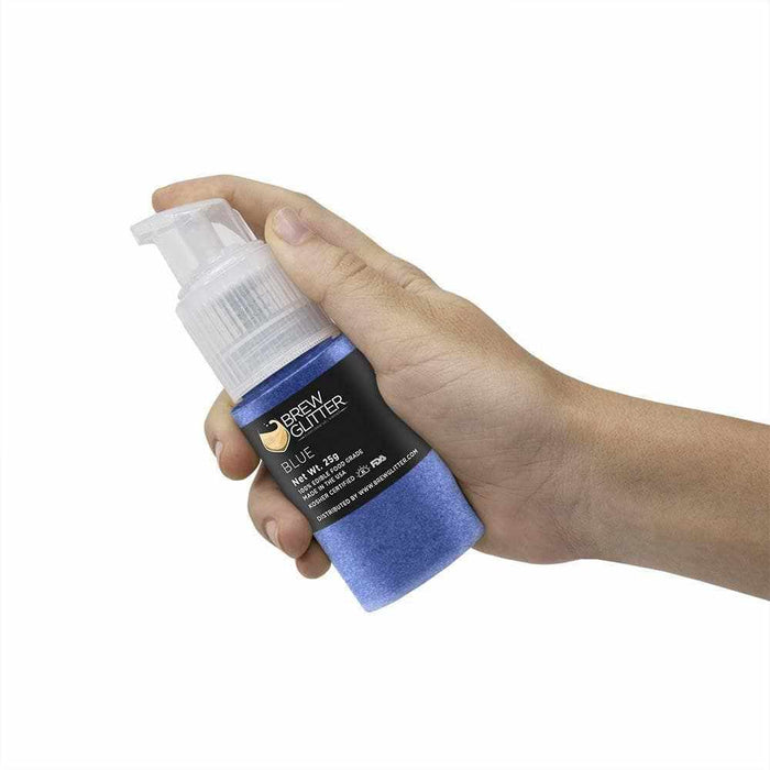 Blue Edible Glitter Spray Pump | Brew Glitter | Bakell