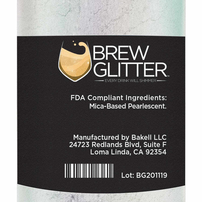Blue Iridescent Glitter for Coffee, Cappuccinos & Lattes | Bakell.com