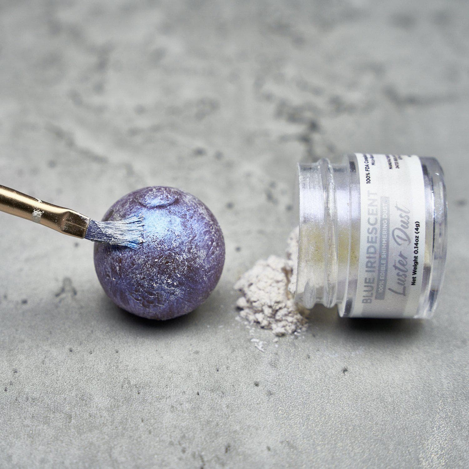 Blue Iridescent Luster Dust Pearlized  Powder | Bakell